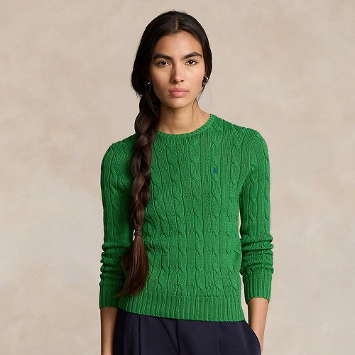 Cable-Knit Cotton Crewneck Jumper - Polo Ralph Lauren - Modalova