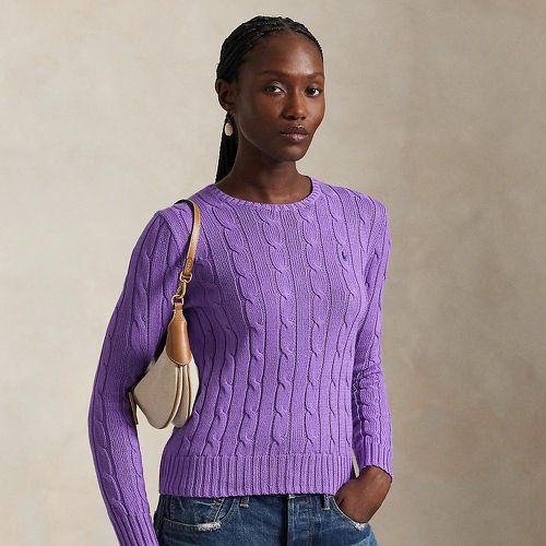 Cable-Knit Cotton Crewneck Jumper - Polo Ralph Lauren - Modalova