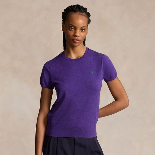 Cotton-Blend Short-Sleeve Jumper - Polo Ralph Lauren - Modalova