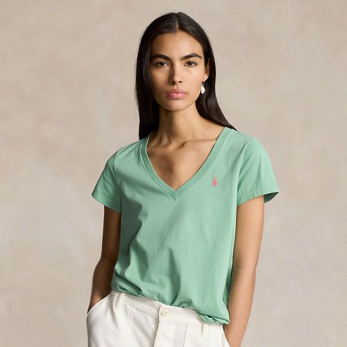 Cotton Jersey V-Neck T-Shirt - Polo Ralph Lauren - Modalova