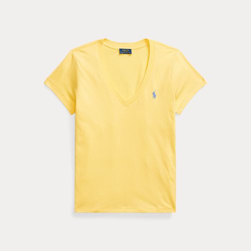 Cotton Jersey V-Neck T-Shirt - Polo Ralph Lauren - Modalova