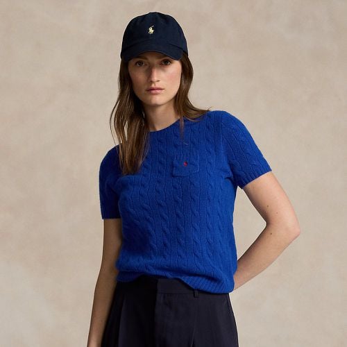 Cable Wool-Cashmere Short-Sleeve Jumper - Polo Ralph Lauren - Modalova