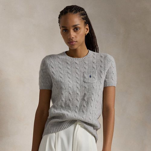 Cable Wool-Cashmere Short-Sleeve Jumper - Polo Ralph Lauren - Modalova