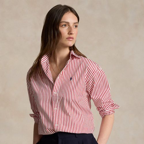 Relaxed Fit Striped Cotton Shirt - Polo Ralph Lauren - Modalova