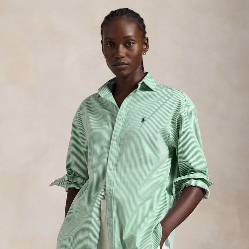 Relaxed Fit Striped Cotton Shirt - Polo Ralph Lauren - Modalova