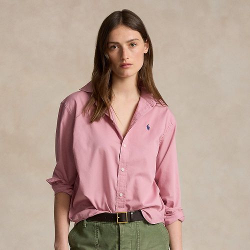 Oversize Fit Cotton Twill Shirt - Polo Ralph Lauren - Modalova