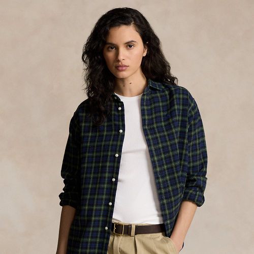 Relaxed Fit Plaid Cotton Shirt - Polo Ralph Lauren - Modalova