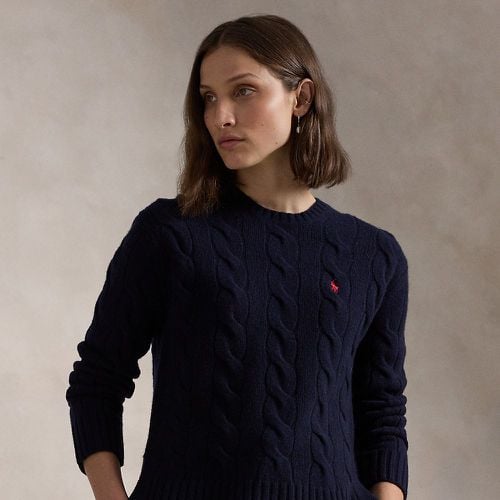 Classic Fit Cable Wool-Cashmere Jumper - Polo Ralph Lauren - Modalova