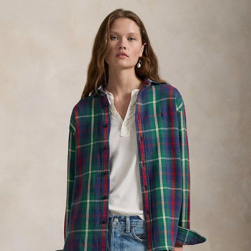 Relaxed Fit Plaid Cotton Shirt - Polo Ralph Lauren - Modalova