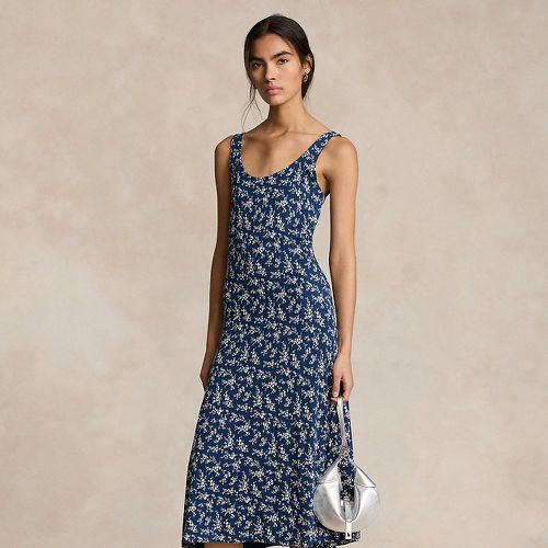 Floral Scoopneck Jersey Dress - Polo Ralph Lauren - Modalova