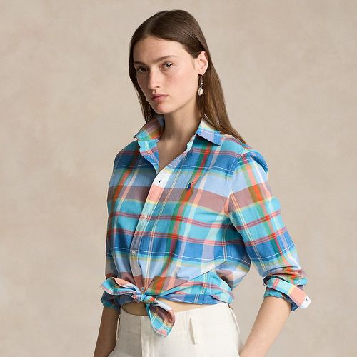 Relaxed Fit Plaid Cotton Shirt - Polo Ralph Lauren - Modalova