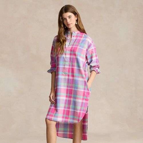 Plaid Linen Shirtdress - Polo Ralph Lauren - Modalova