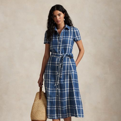 Belted Striped Linen Shirtdress - Polo Ralph Lauren - Modalova