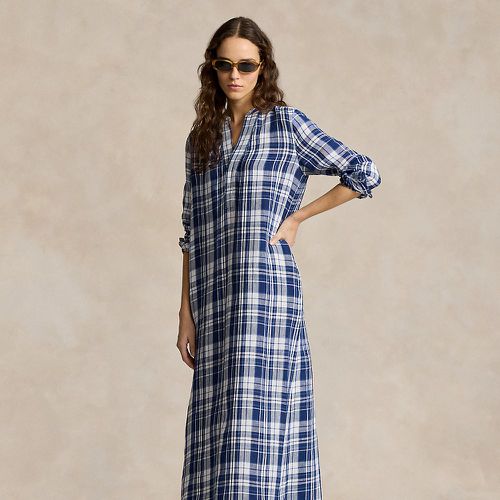 Plaid Linen Shirtdress - Polo Ralph Lauren - Modalova