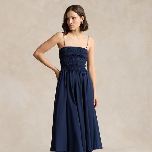 Smocked Cotton Dress - Polo Ralph Lauren - Modalova