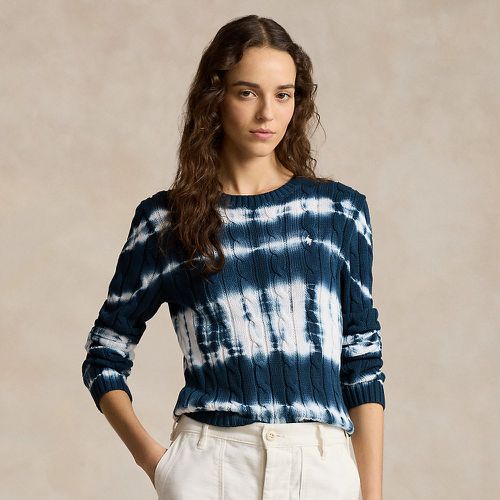 Tie-Dye Cable-Knit Cotton Jumper - Polo Ralph Lauren - Modalova