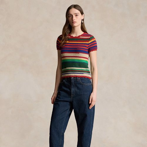 Striped Cotton-Linen Jumper - Polo Ralph Lauren - Modalova