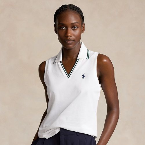Wimbledon Piqué Sleeveless Polo Shirt - Polo Ralph Lauren - Modalova