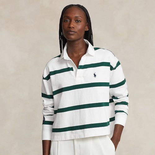 Wimbledon Cropped Rubgy Shirt - Polo Ralph Lauren - Modalova