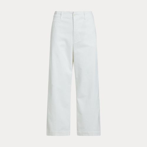 Twill Wide-Leg Cropped Trouser - Polo Ralph Lauren - Modalova