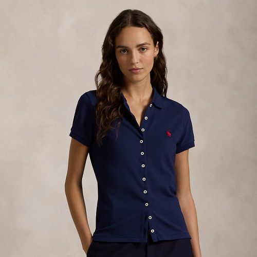 Buttoned-Placket Polo Shirt - Polo Ralph Lauren - Modalova