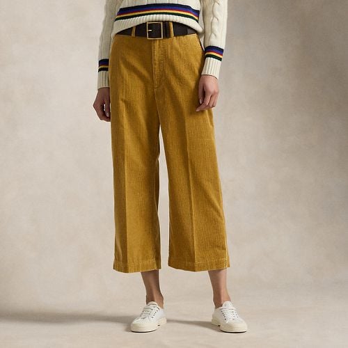 Corduroy Wide-Leg Cropped Trouser - Polo Ralph Lauren - Modalova