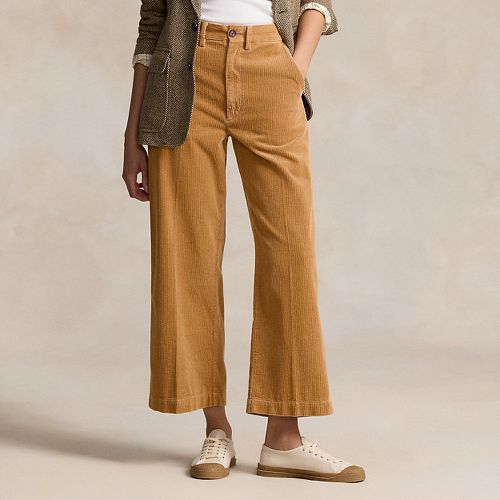 Corduroy Wide-Leg Cropped Trouser - Polo Ralph Lauren - Modalova