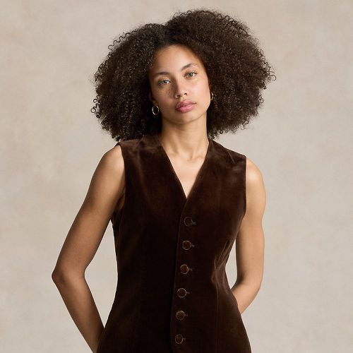 Long Velvet Waistcoat - Polo Ralph Lauren - Modalova