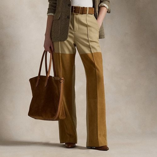 Suede-Wool Wide-Leg Trouser - Polo Ralph Lauren - Modalova