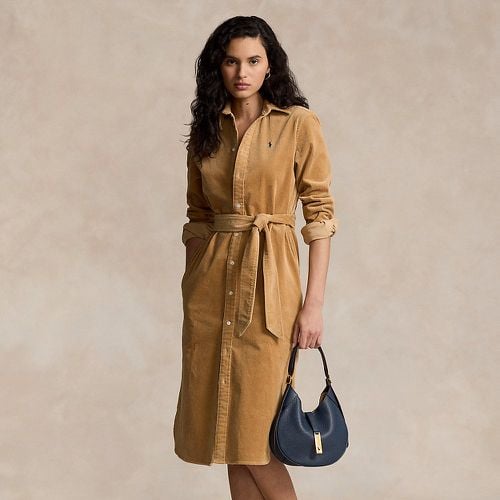 Belted Corduroy Shirtdress - Polo Ralph Lauren - Modalova