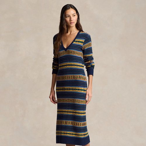 Fair Isle Wool-Blend Jumper Dress - Polo Ralph Lauren - Modalova