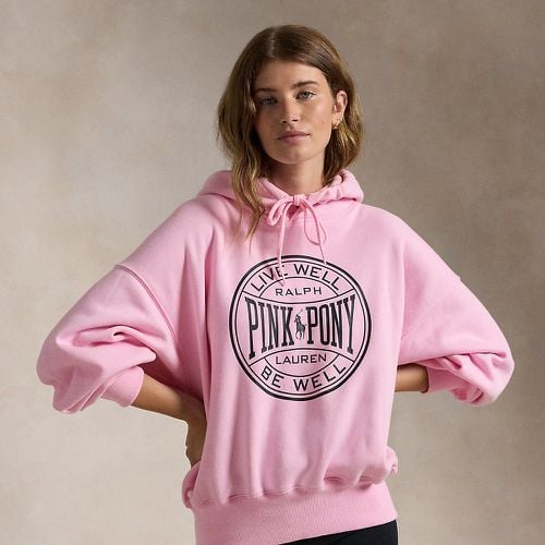 Pink Pony Logo Fleece Hoodie - Polo Ralph Lauren - Modalova