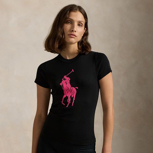 Pink Pony Cotton Rib-knit Tee - Polo Ralph Lauren - Modalova