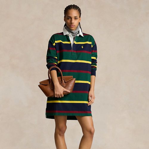 Striped Cotton Jersey Rugby Dress - Polo Ralph Lauren - Modalova