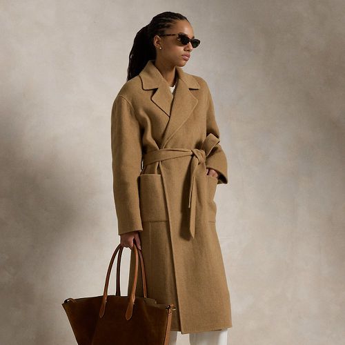 Double-Faced Wool Wrap Coat - Polo Ralph Lauren - Modalova