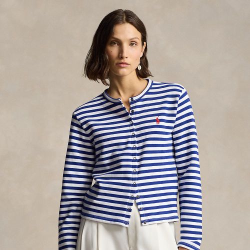 Striped French Terry Cardigan - Polo Ralph Lauren - Modalova