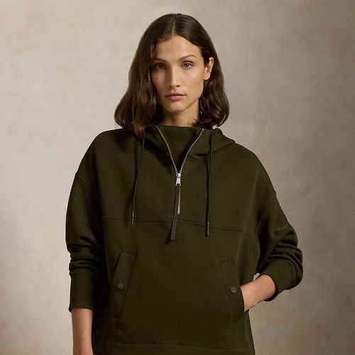 Double-Knit Jacquard Half-Zip Hoodie - Polo Ralph Lauren - Modalova