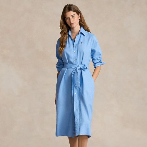 Belted Linen Shirtdress - Polo Ralph Lauren - Modalova