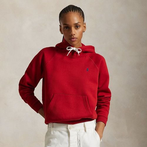 Shrunken Fit Fleece Hoodie - Polo Ralph Lauren - Modalova