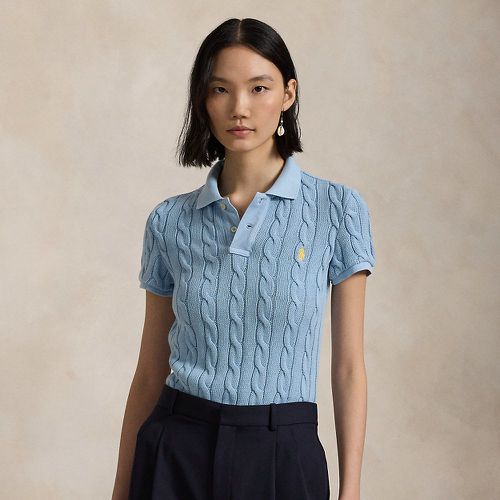 Cable-Knit Polo Shirt - Polo Ralph Lauren - Modalova