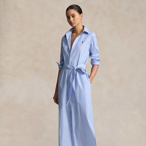 Cotton Poplin Belted Shirtdress - Polo Ralph Lauren - Modalova