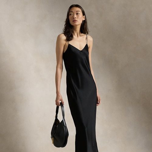 Satin Midi Slip Dress - Polo Ralph Lauren - Modalova