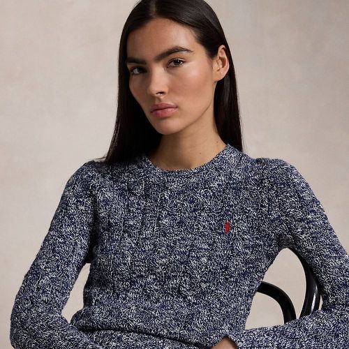 Cable-Knit Ragg Cotton Crewneck Jumper - Polo Ralph Lauren - Modalova