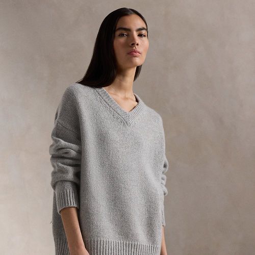 Cashmere High V-Neck Jumper - Polo Ralph Lauren - Modalova