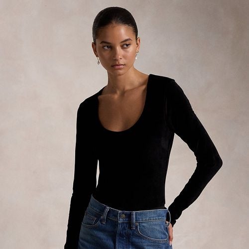 Stretch Velvet Bodysuit - Polo Ralph Lauren - Modalova