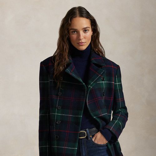 Plaid Tweed Double-Breasted Jacket - Polo Ralph Lauren - Modalova