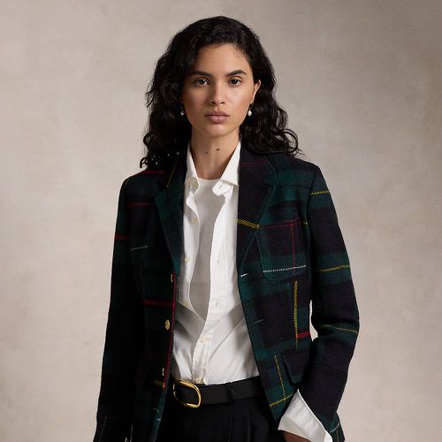 Patchwork Plaid Wool Twill Blazer - Polo Ralph Lauren - Modalova