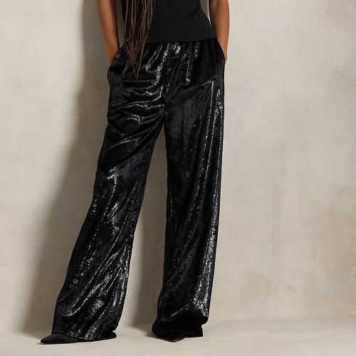 Metallic Velvet Wide-Leg Trouser - Polo Ralph Lauren - Modalova