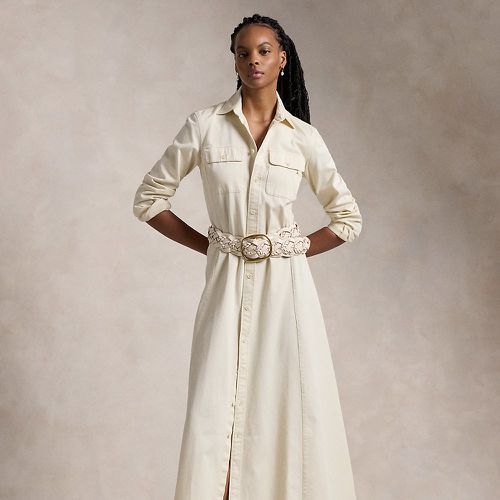 Belted Cotton Twill Shirtdress - Polo Ralph Lauren - Modalova