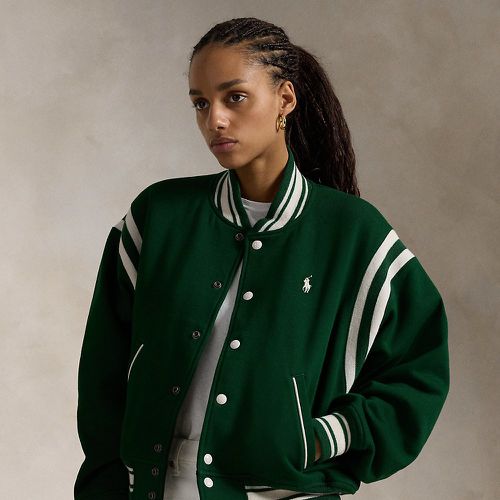 Logo Fleece Baseball Jacket - Polo Ralph Lauren - Modalova